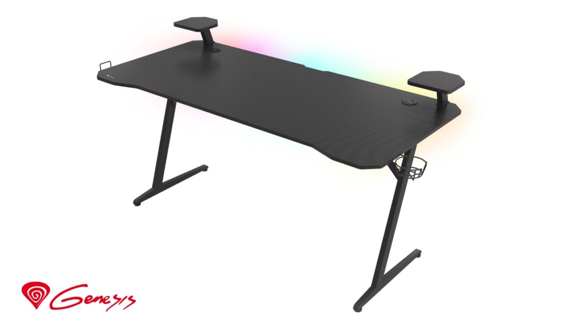 Nový herní stůl Genesis Holm 510 RGB Nový herní stůl Genesis Holm 510 RGB