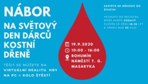 Nábor na Světový den dárců kostní dřeně