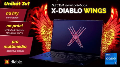 První notebook X-Diablo na trhu